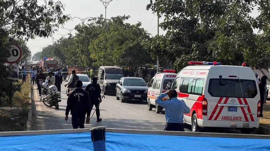 Pokiston poytaxtida portlash yuz berdi, qurbonlar bor (video)